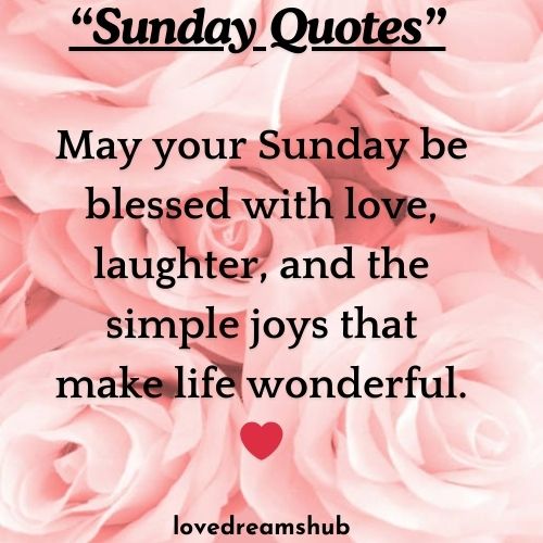 Sunday Blessing Mornings