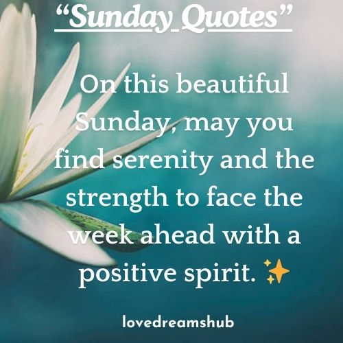 Sunday Blessing Mornings