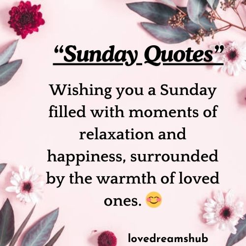 Sunday Blessing Mornings