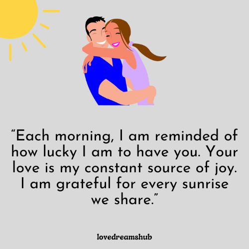 Deep Love Good Morning Messages for My Wife