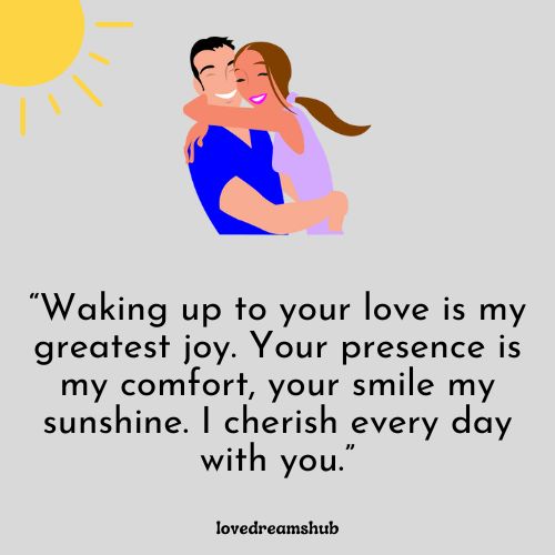 Deep Love Good Morning Messages for My Wife