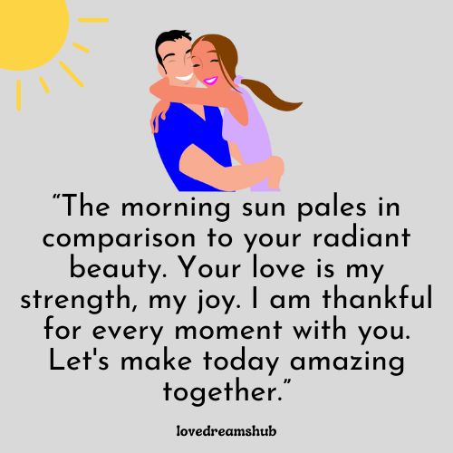 Deep Love Good Morning Messages for My Wife